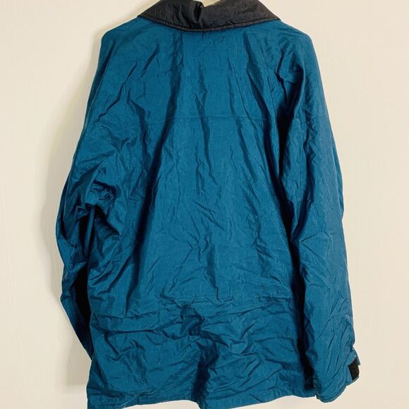 Marmot (L) VTG Zip Up Windbreaker - Hip Good Quality Turquoise Blue Longsleeve - Picture 4 of 12